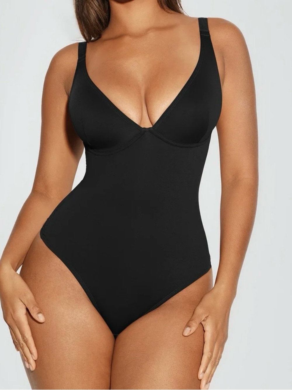 FeelinGirl Deep V Neck Shapewear Bodysuit
Tummy Control